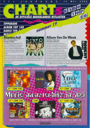 Hitlijst Charts Rabo Top 40 1995 nr. 19 - nr. 1