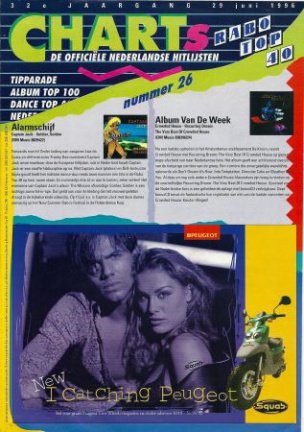 Hitlijst Charts Rabo Top 40 1996 nr. 26 - nr. 1