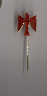 Emaille speldje vredesduif - nr. 1