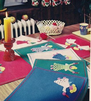 haken in kerstsfeer (placemats) - 1