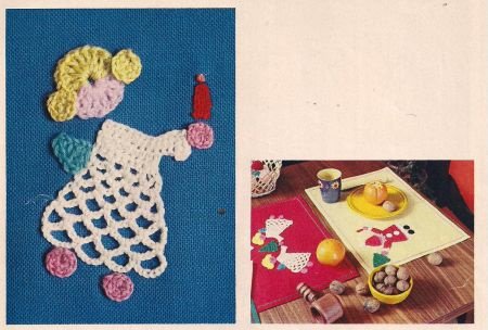 haken in kerstsfeer (placemats) - 1