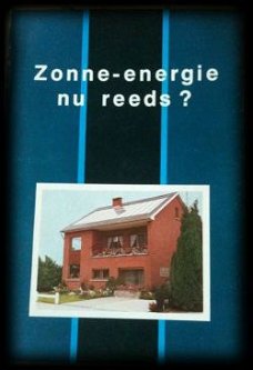 Zonne-energie nu reeds? J. Bruyndonckx