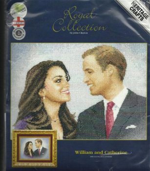 Nieuw Heritage William and Kate borduurpakket - 1