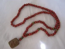 mala ketting antiek boeddha