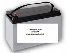 100Ah 12V AGM Solar Accu - Accu voor Zonnepanelen!