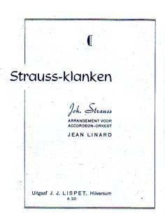 Strauss-klanken. Arrangement voor accordeon-orkest - 1