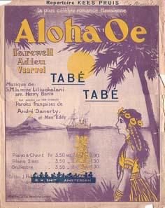Aloha Oe [muziek: piano] - 1