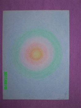 pastel tekening mandala - 1