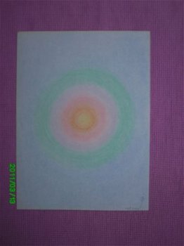 pastel tekening mandala - 1