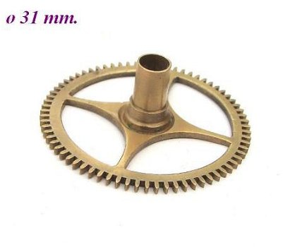 === Uurrad Franse pendule / regulateur = oud === 9342 - 1