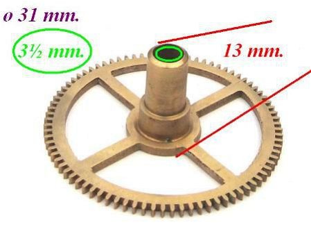 === Uurrad Franse pendule / regulateur = oud === 9340 - 2