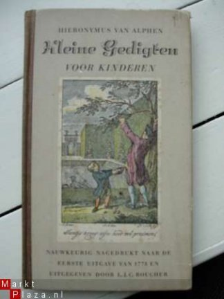 Kleine Gedichten voor kinderen Hierononymus van Alphen - Afbeelding 2