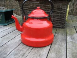 Felrood emaille accessoires
