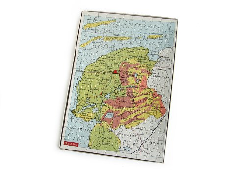 Oude provincie puzzel van Friesland en Groningen - 1