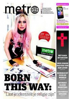 Lady Gaga Metro krant speciale uitgave!