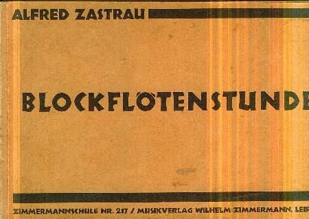 Zastrau; Alfred; Blockflötenstunde - 1