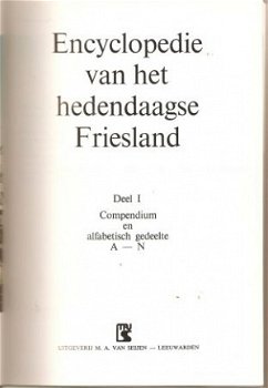 Encyclopedie van het hedendaagse Friesland 2 dln. - 1