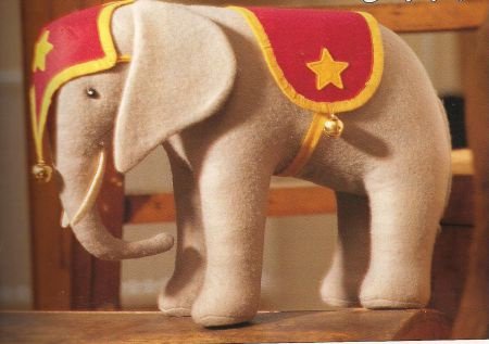 patroon 29 olifant van vilt - 1