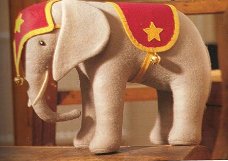 patroon 29 olifant van vilt