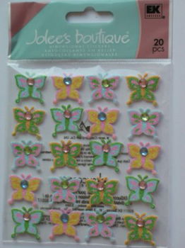 jolee's boutique repeats multi color butterflies - 1