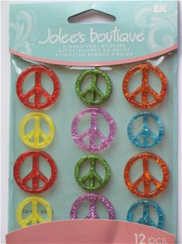 jolee's boutique cabochons peace sign - 1