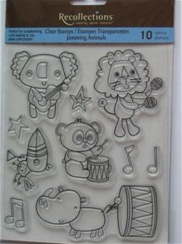 recollections clear stamp jamming animals - 1