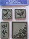 stampabilities cling rubber stamps floral butterflies - 1 - Thumbnail