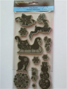 recollections rubber stamp christmas 2 - 1