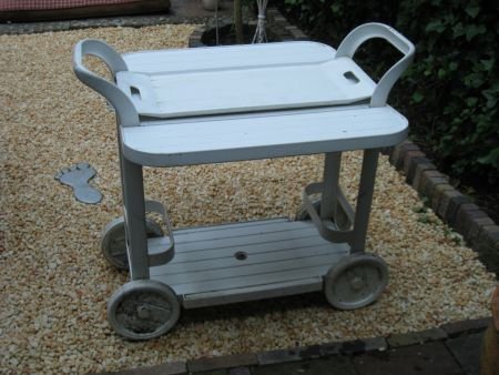Tuintrolly/serveerwagen Allibert - Afbeelding 2