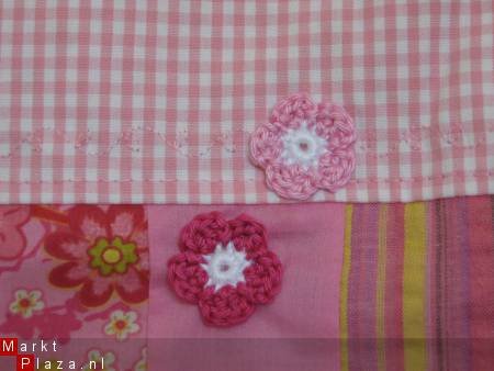 ** Nieuw roze patchwork Bizzkids jurkje - maat 98 - 1