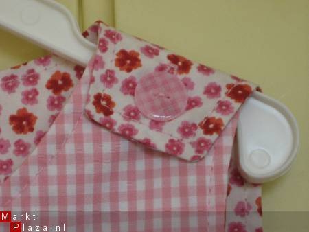 ** Nieuw roze patchwork Bizzkids jurkje - maat 98 - Afbeelding 3