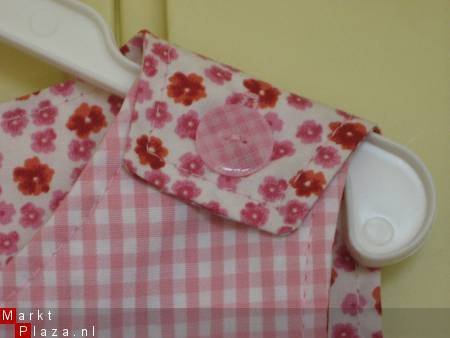 ** Nieuw roze patchwork Bizzkids jurkje - maat 98 - 2