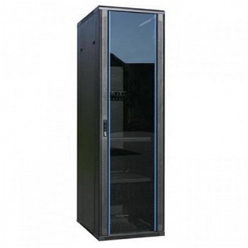 18U 19inch serverkast patchkast glazen deur 600x800x1000 mm - 1