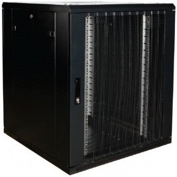 18U 19inch serverkast patchkast serverrack stalen gepeforeerde deuren (BxDxH) 800x800x1000 mm - 1