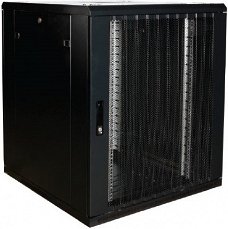 18U 19inch serverkast patchkast serverrack stalen gepeforeerde deuren (BxDxH) 800x800x1000 mm
