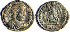 Romeinse munt Valens  Sear 4118