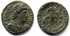 Romeinse munt Valens  Sear 4117