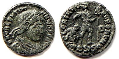 Romeinse munt Valentinianus I Sear 4102 - 1