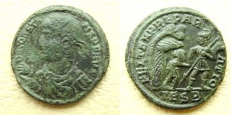 Bronzen munt Constans, Sear 3976 - 1