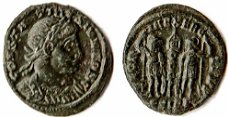Romeinse munt van Constantinus II (337-340), Sear 3952