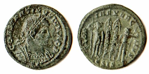 Romeinse munt Constantinus II (337-340), Sear 3951 - 1