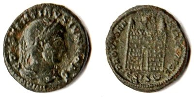 Romeinse munt Constantinus II (337-340), Sear 3948 - 1