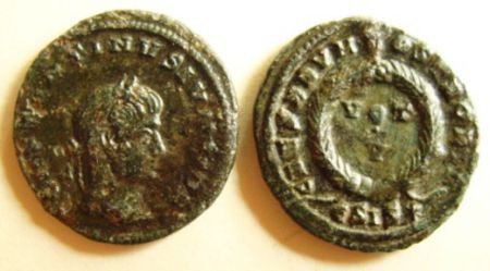 Romeinse munt Constantinus II (337-340), variant Sear 3943 - 1