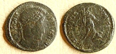 Bronzen munt Constantijn de Grote, Sear 3880 - 0