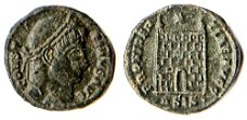 Bronzen munt Constantijn de Grote, Sear 3878