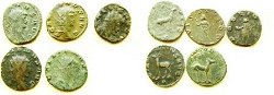 Bronzen munten Gallienus (253-268)