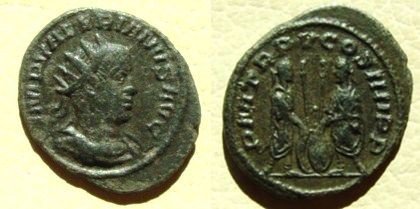 Romeinse Romeinse munt Valerianus I (253-260) Sear 2891 - 1