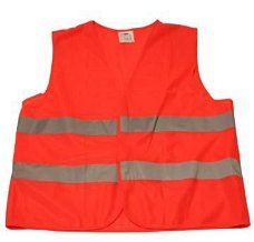 Veiligheidsvest XXL oranje verkeersvest reflecterend vest