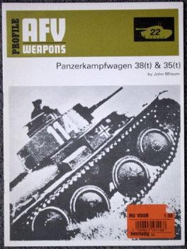 Boekje Profile AFV Weapons Panzerkampfwagen 38(t) en 35(t) (*VERKOCHT*) - 1