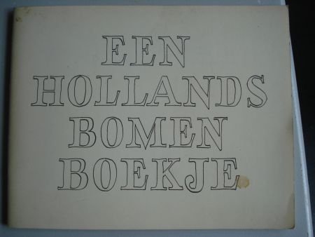 Prenten Hollands Bomen Boekje gedrukt in 200 ex T Laurentius - 1